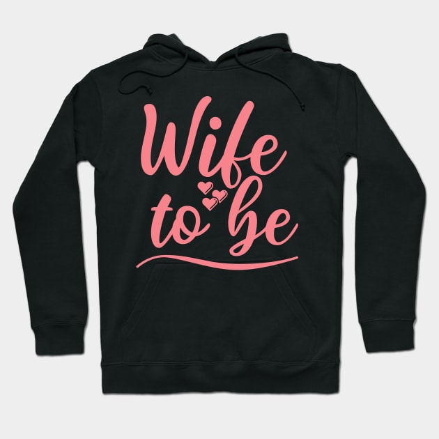 Wife To Be. I Said Yes. Cute Bride To Be Design. Hoodie by That Cheeky Tee